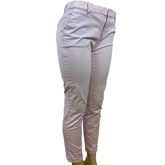 Tommy Hilfiger Women’s Pink Pants Slim Fit Stylish Ankle-Length Size 8 - Picture 2 of 9